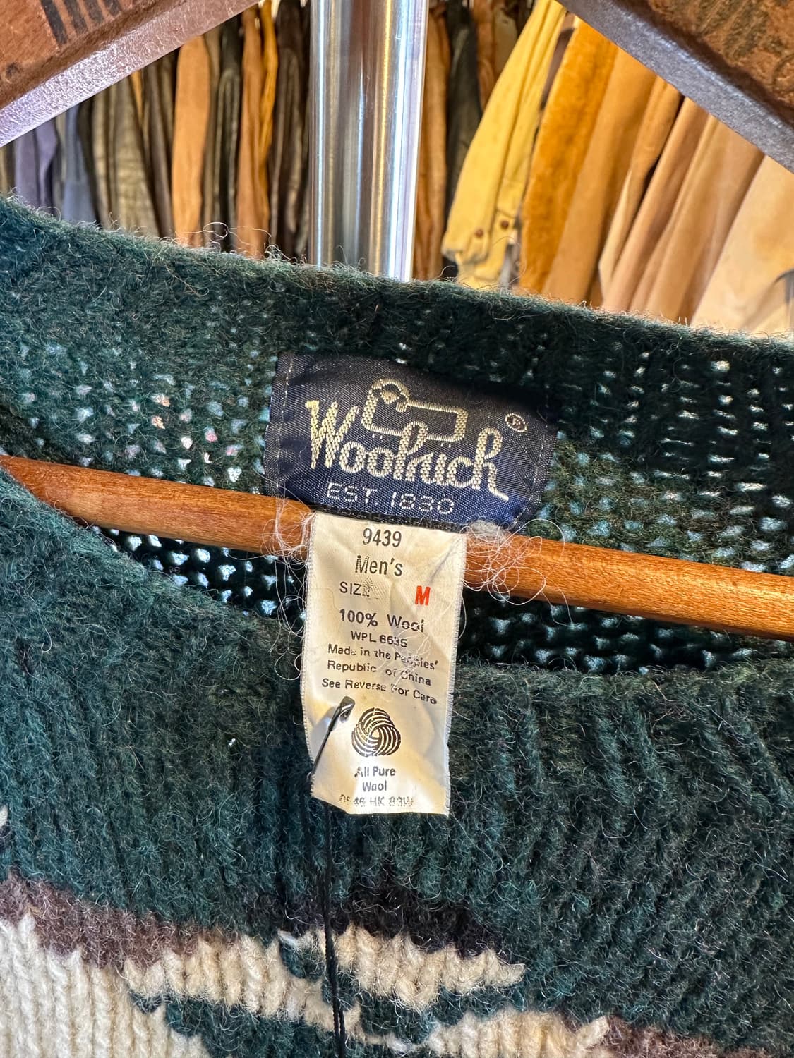 울리치 퓨어 울 핸드메이드 스웨터 상품이미지7