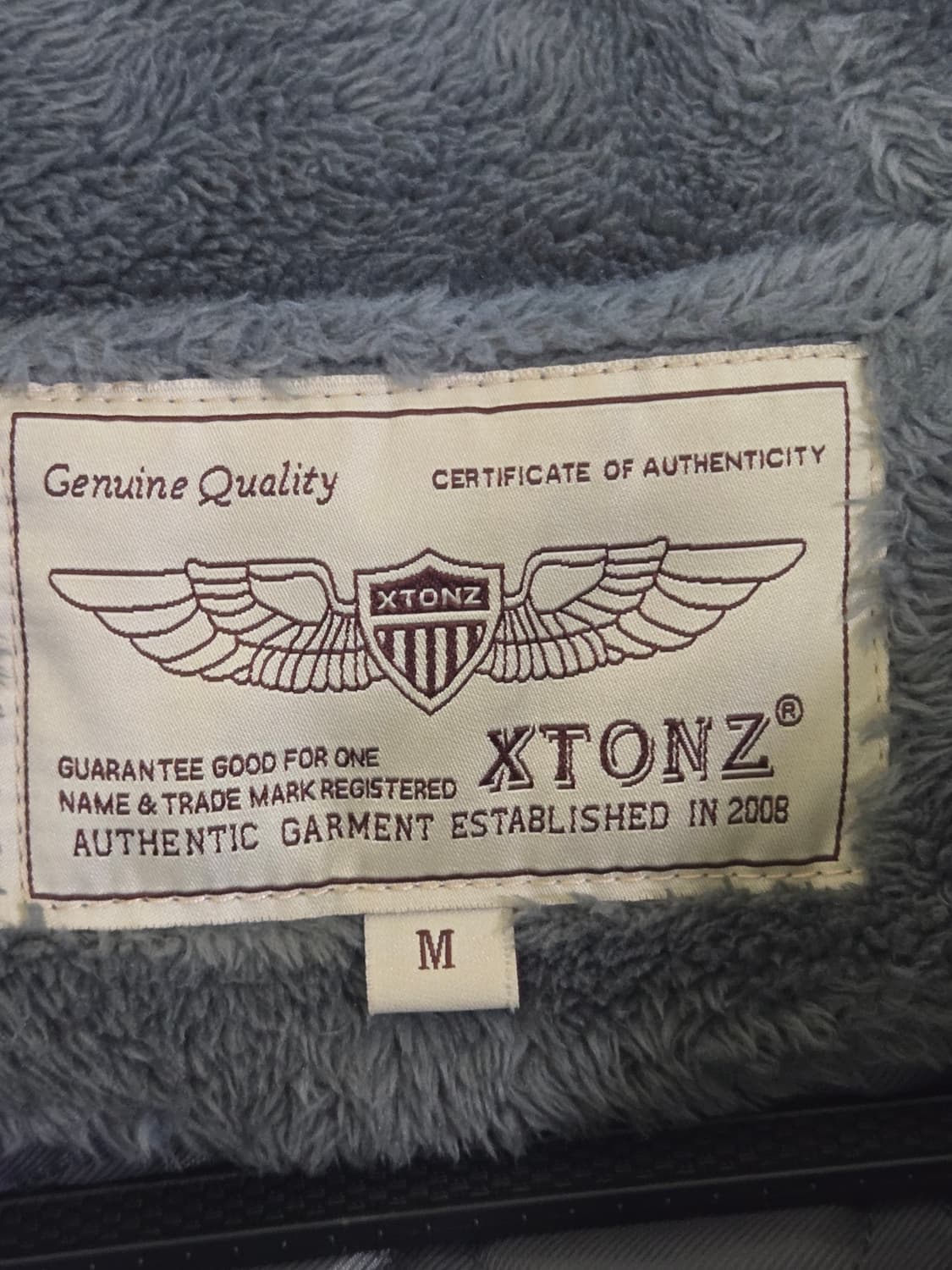 엑스톤즈 그레이 후리스 후드 집업 자켓 M 상품이미지4