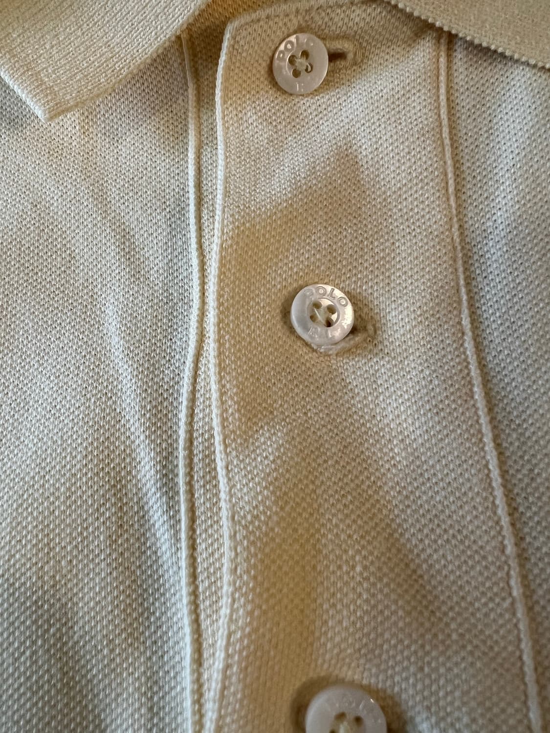 폴로 랄프 로렌　옐로우 반팔 카라 티셔츠 상품이미지6