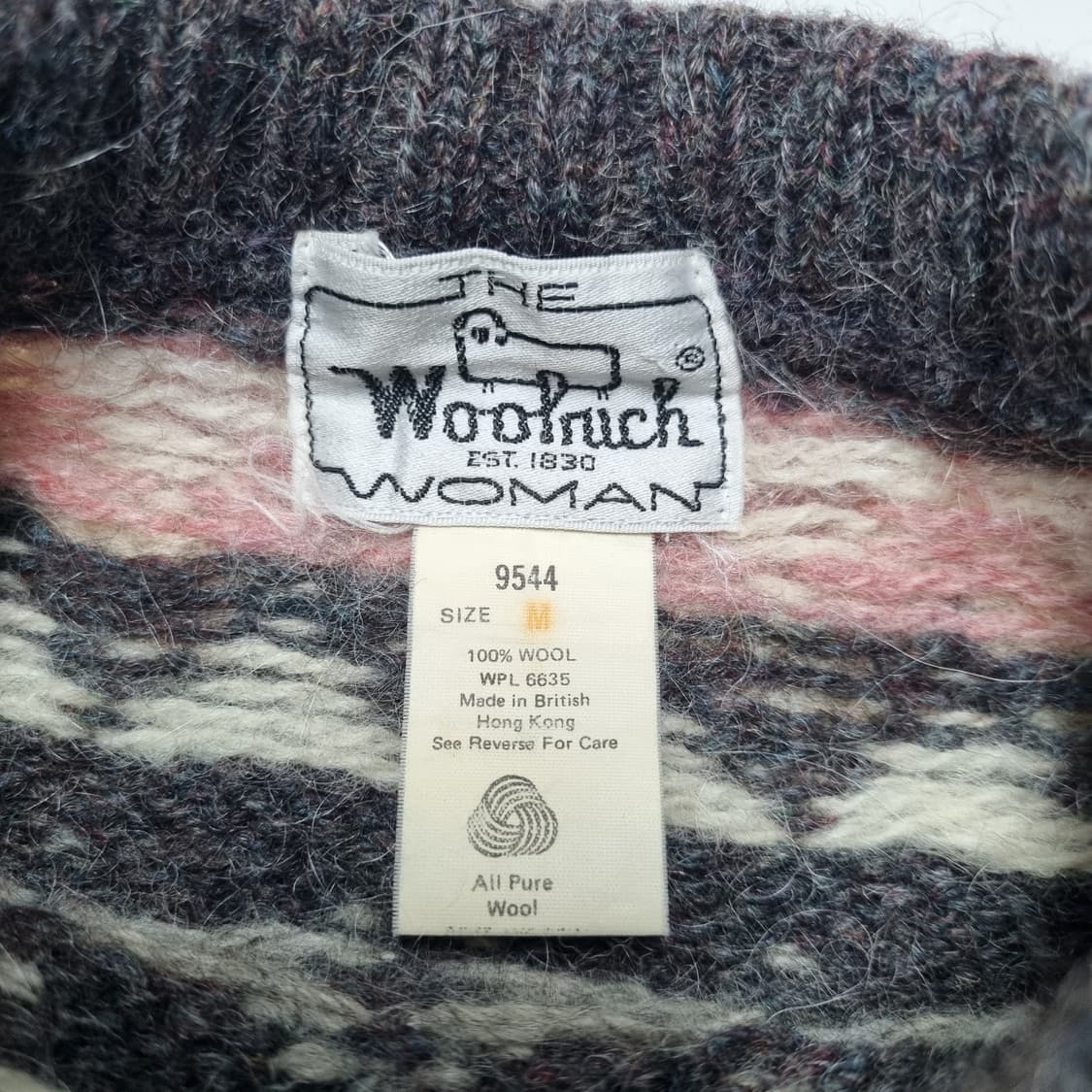 90s Wool Rich 노르딕 스웨터 - M 상품이미지9