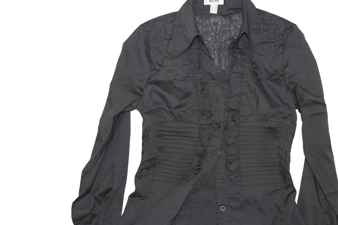 MOSCHINO 모스키노 이탈리 프릴 셔츠 상품이미지2