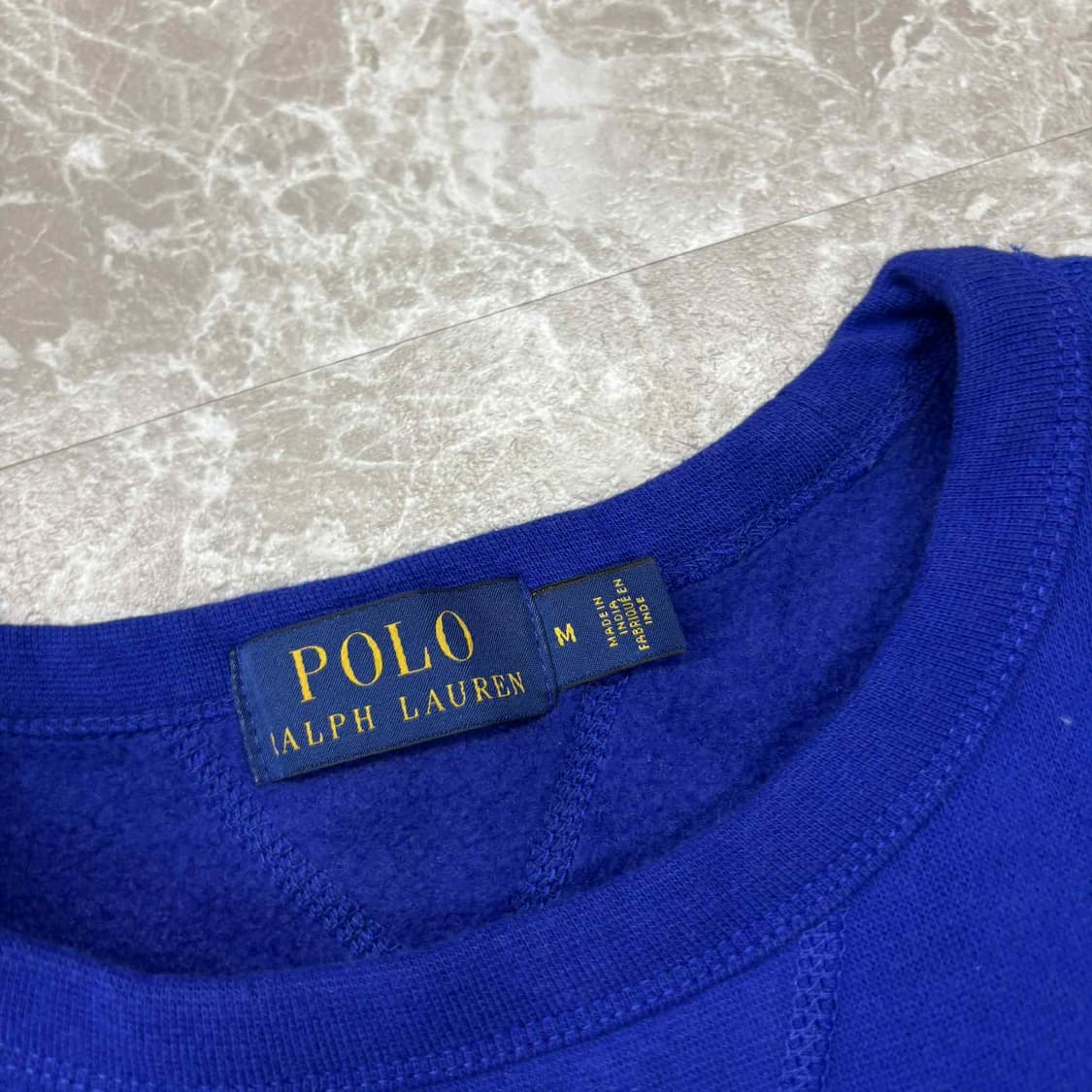 폴로 랄프로렌 준신형 블루 스웨트셔츠 맨투맨(M) 상품이미지4