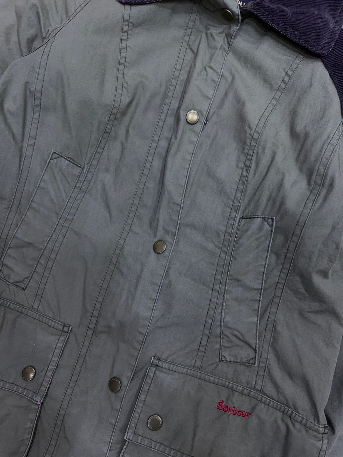 바버 로즈 비드넬 논왁스 자켓 올리브 UK8 상품이미지4