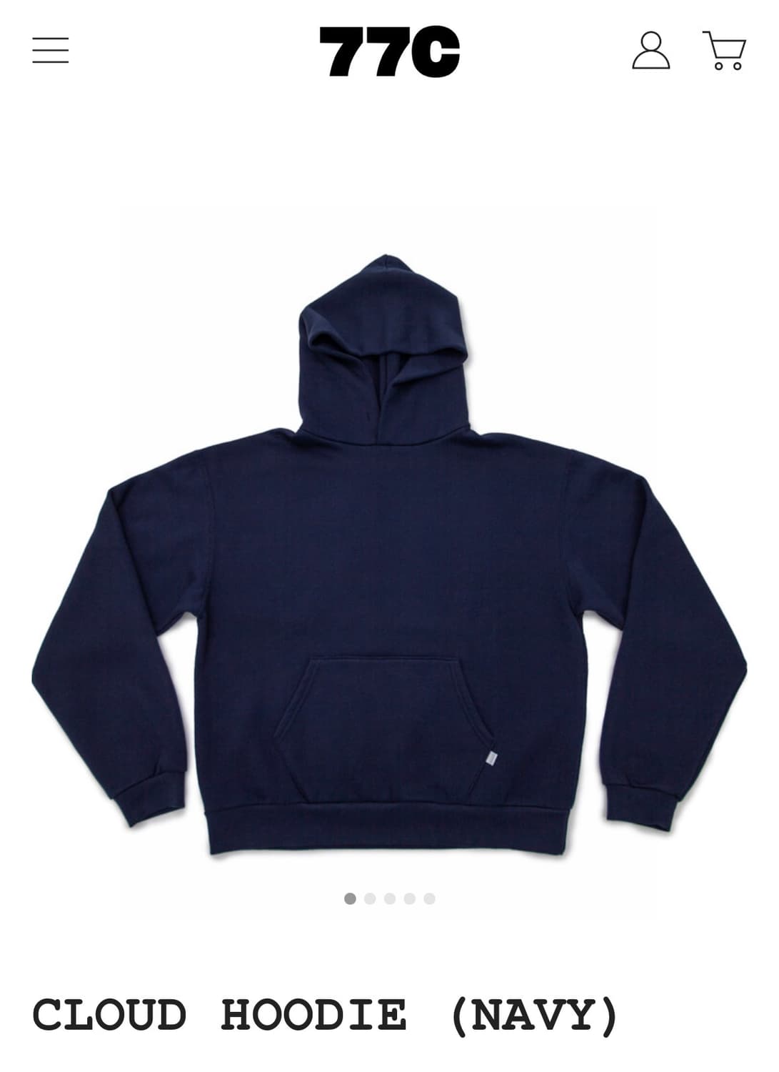 77c 후디 네이비 상품이미지1
