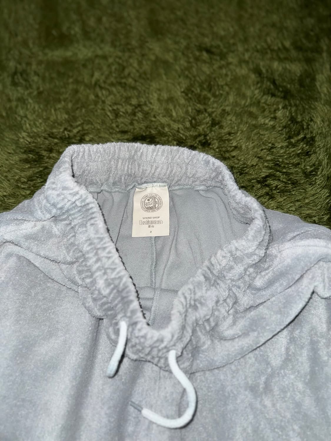 [2] Balansa 발란사 X 송월 타올 테리 조거 팬츠 그레이 상품이미지3
