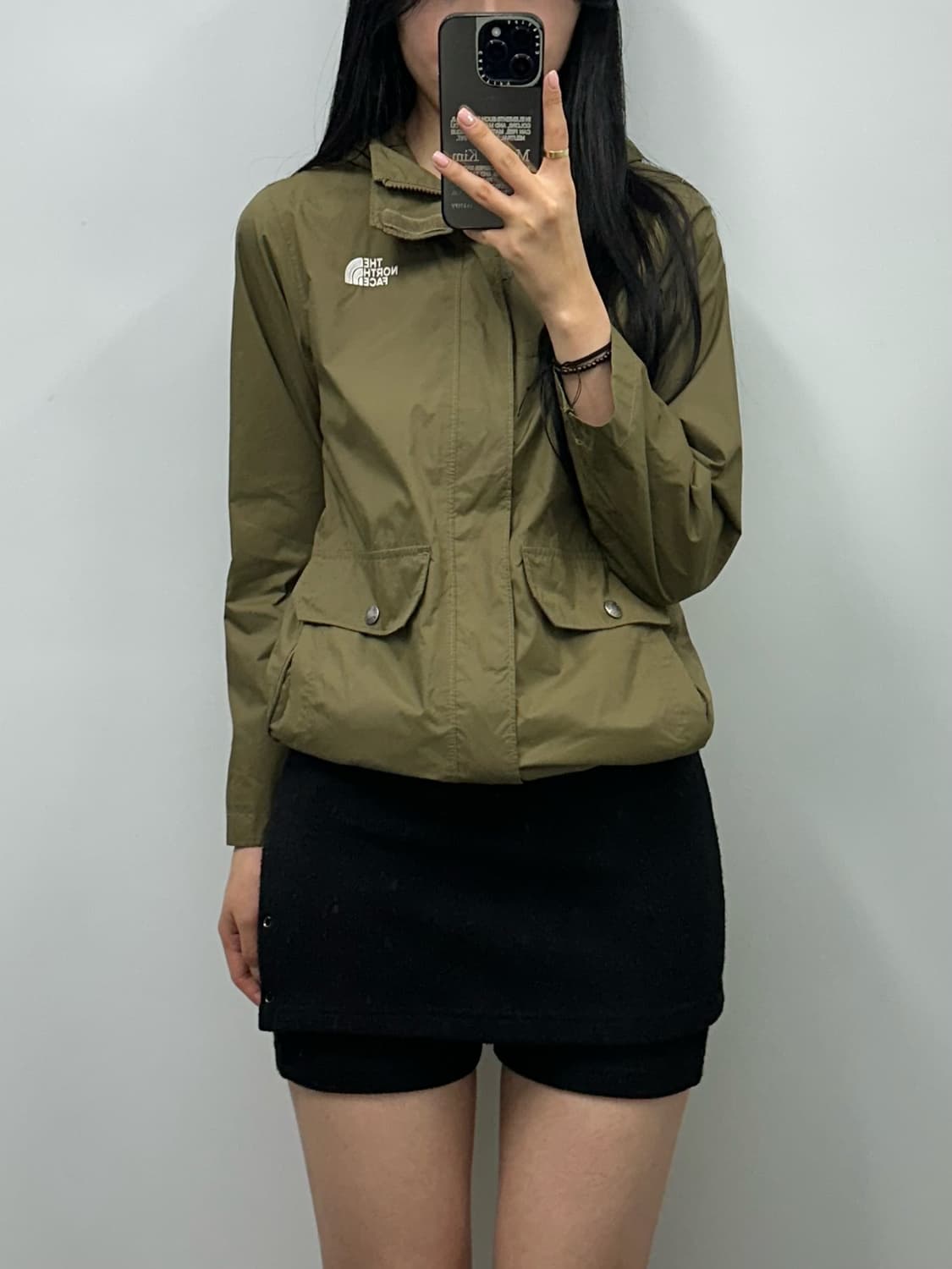 노스페이스 카키 블루종 바람막이 상품이미지1