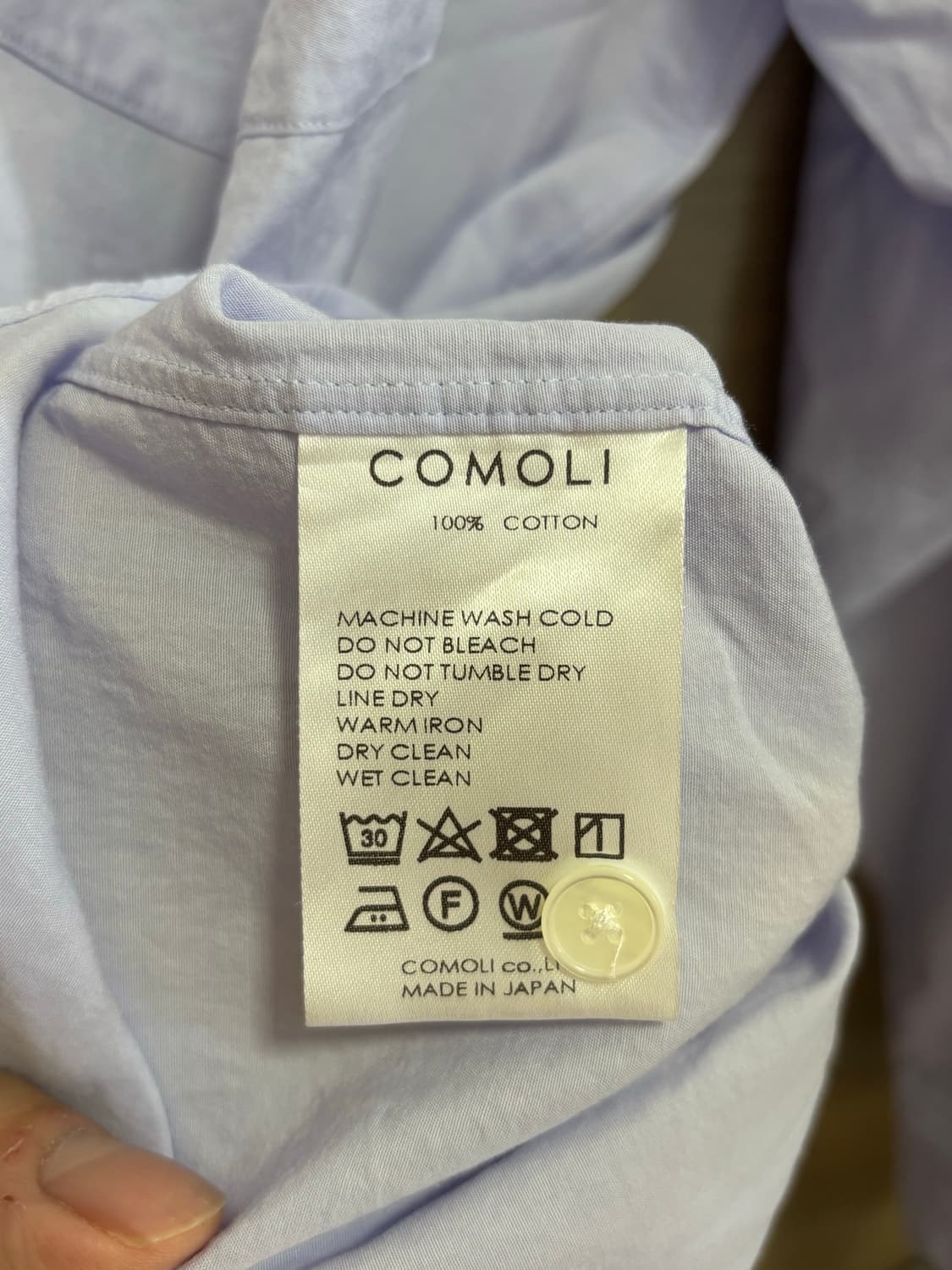 [3사이즈] Comoli 코모리 삭스 신형 셔츠  상품이미지5
