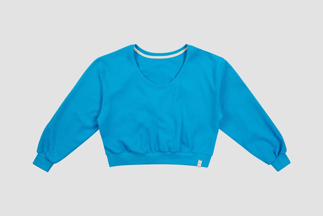 (구함) Falt u-neck crop swearshirt 폴트 맨투맨 상품이미지2