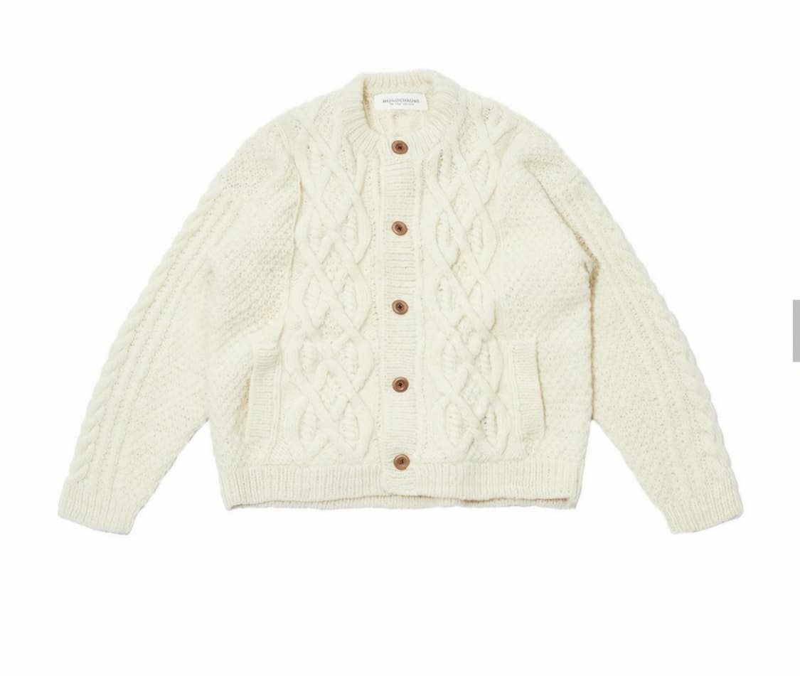 모노크롬 트위스트 가디건 상품이미지3