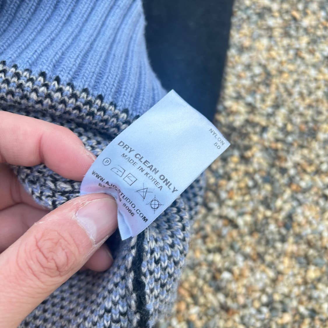 아조바이아조 그래픽 니트 상품이미지6