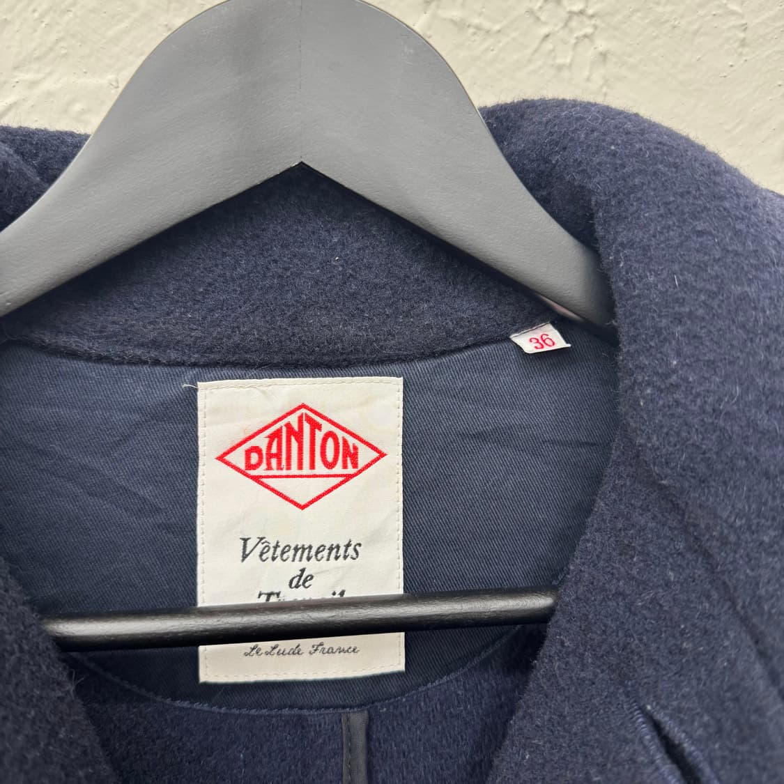 단톤 Danton 네이비 후드코트 36사이즈 상품이미지2