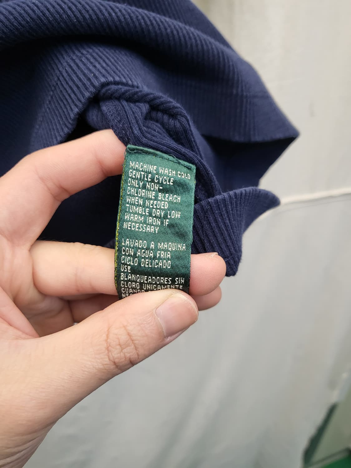 로렌 랄프로렌 네이비 카라 반팔 티셔츠 상품이미지4