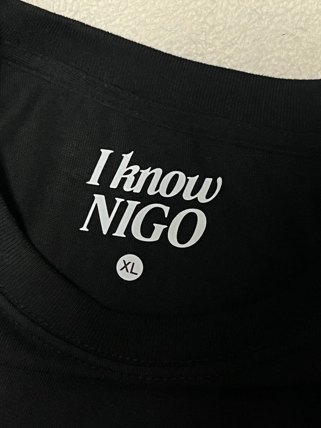 I KNOW NIGO 티셔츠 XL 상품이미지3