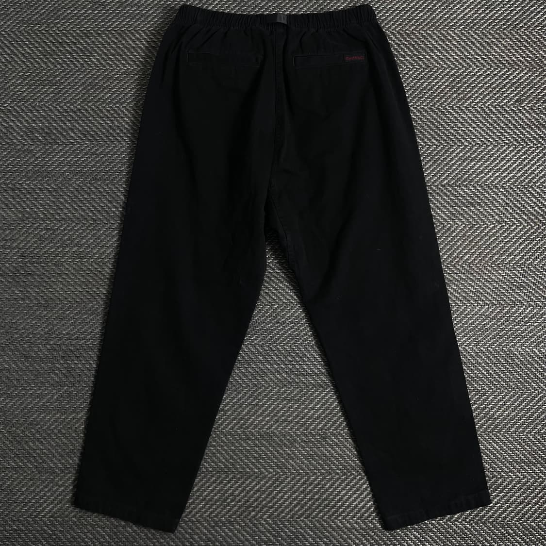 그라미치 벨티드 테이퍼드 치노 팬츠 블랙y 3616 상품이미지5