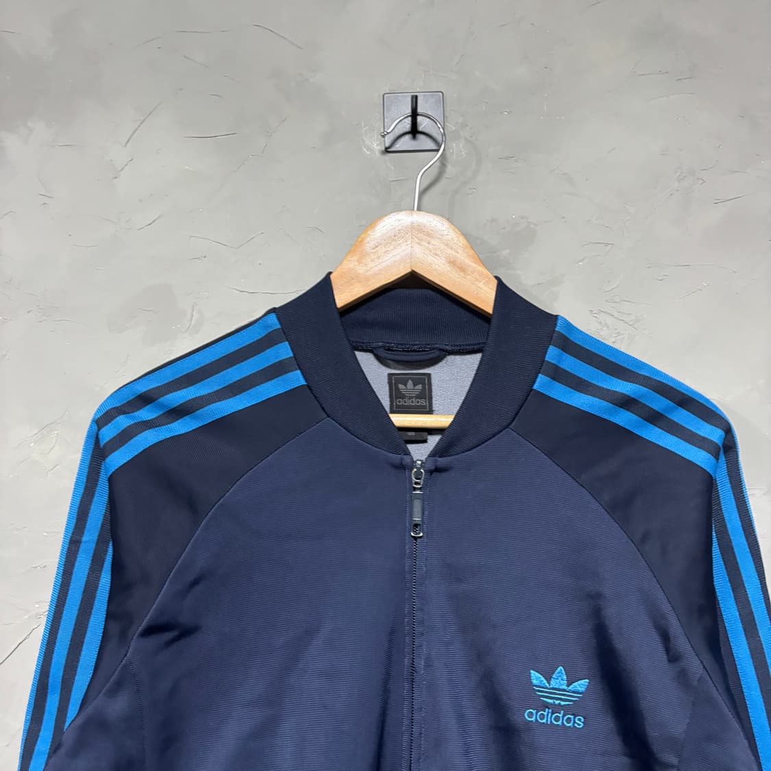 아디다스 슈퍼스타 져지 트랙탑 네이비 블루 상품이미지2