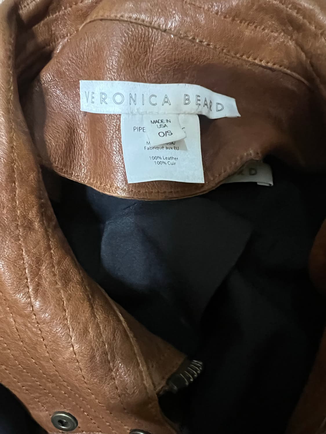 veronica beard leather blazer jacket 상품이미지5