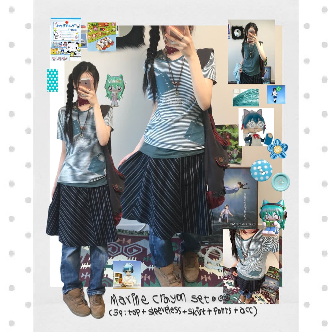 marine crayon set (5ps) 상품이미지1