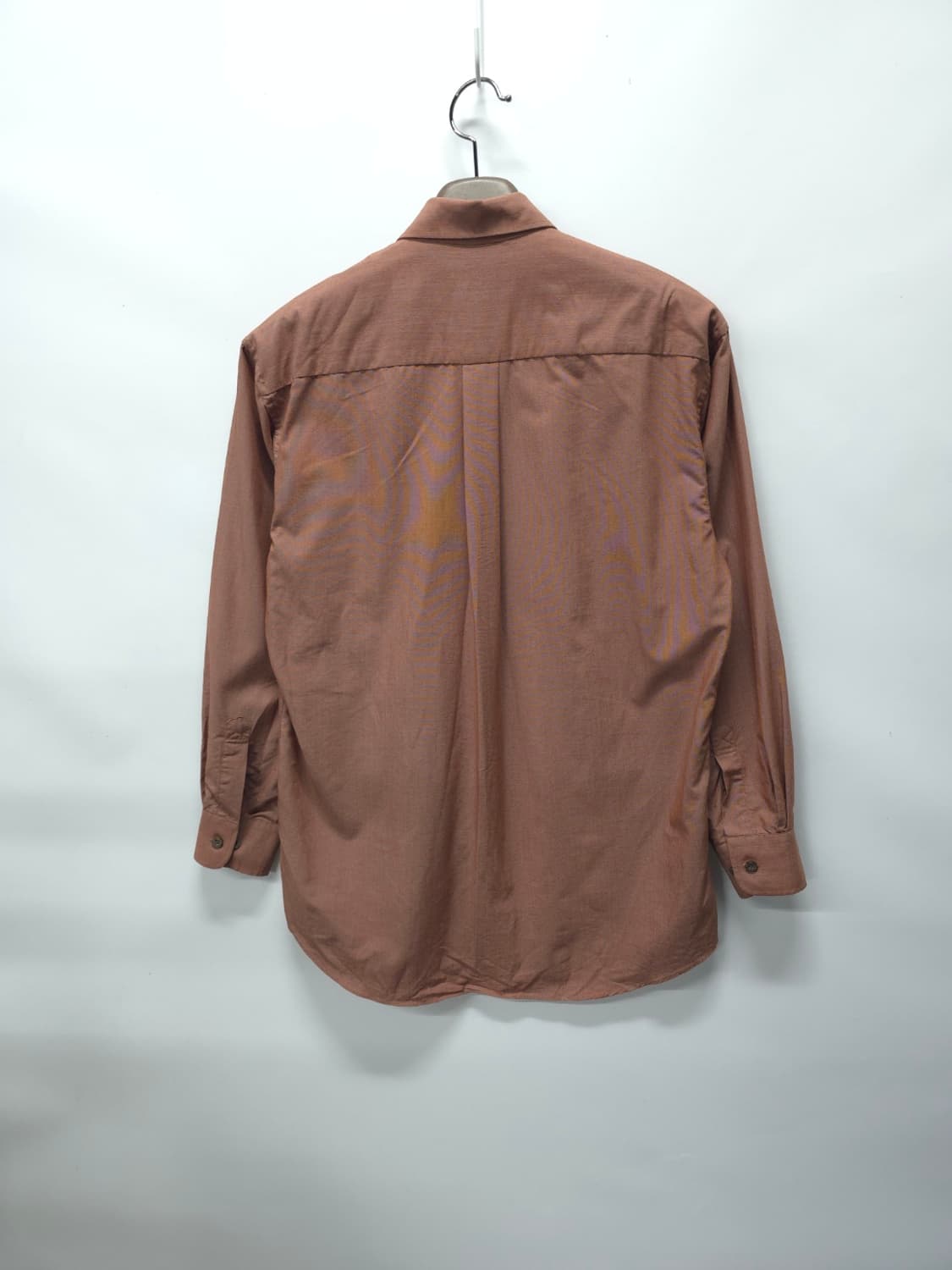 발렌시아가 90's 빈티지 브라운 긴팔 봄여름 셔츠 (95) 상품이미지7