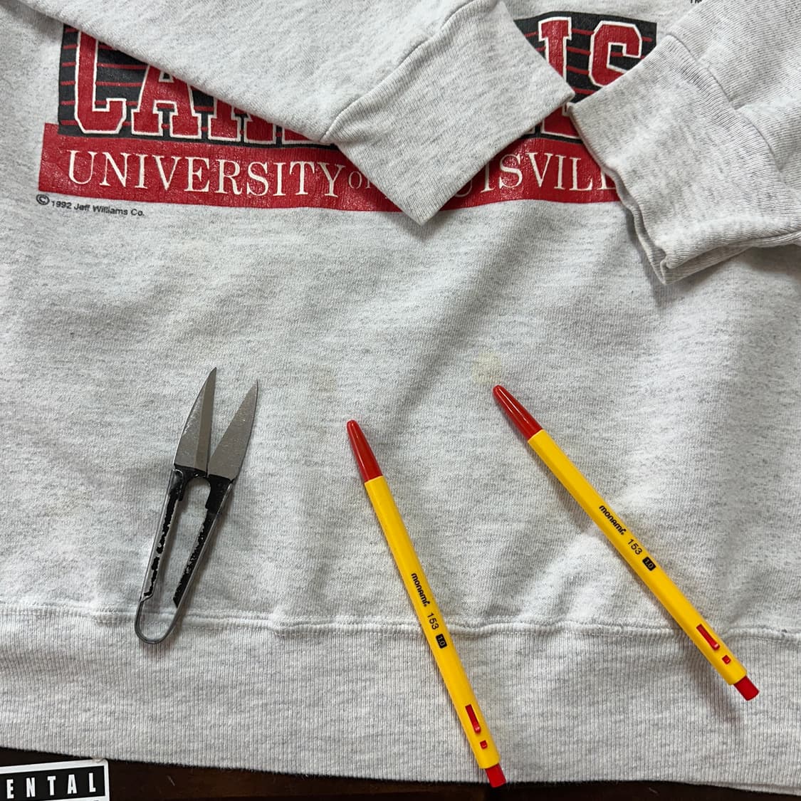 90s USA 로고 모션 카디날스 스웻셔츠 L 상품이미지4