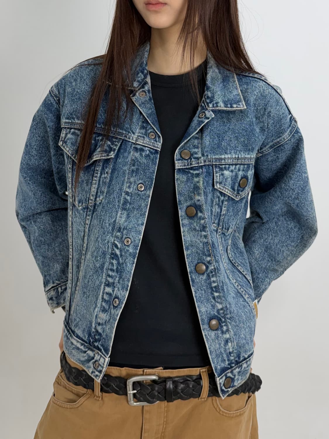 빈티지 데님 자켓 상품이미지1