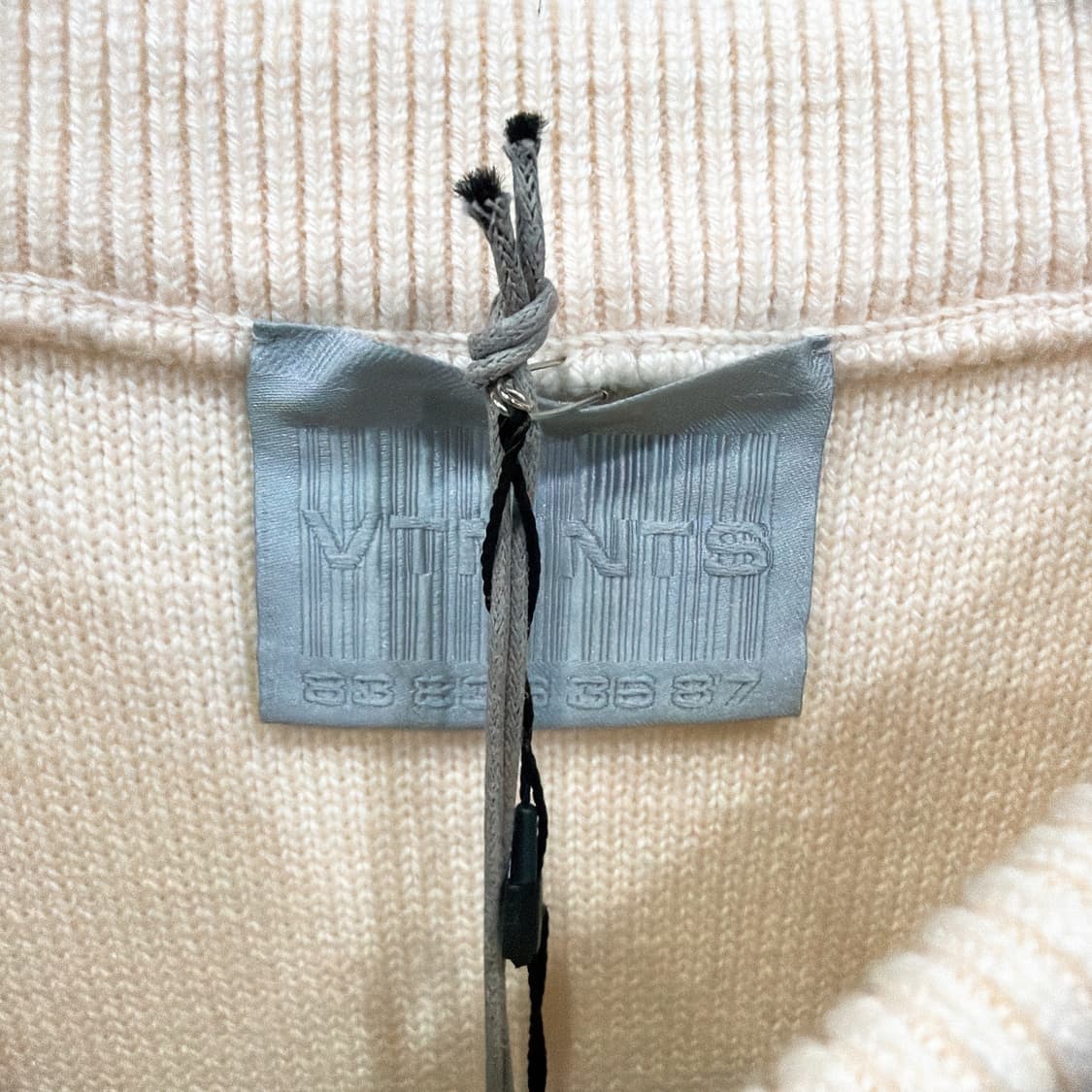 (정품/새상품) VTMNTS 베트멍 남성 오프화이트 골드 자수 울 니트  상품이미지3