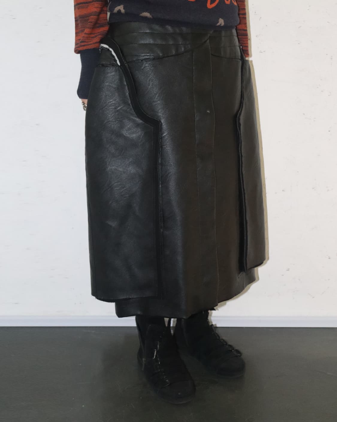 메종 마르지엘라 19AW 화이트 라벨 트랜스포머블 스커트 상품이미지2