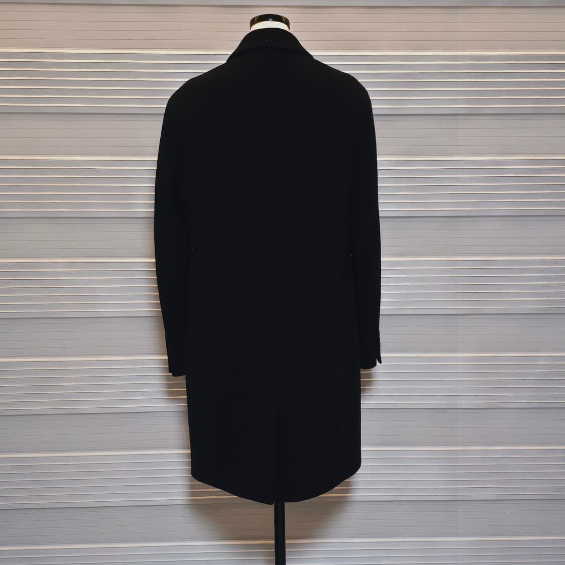 질스튜어트 뉴욕의 블랙  캐시미어 혼방 코트 상품이미지5