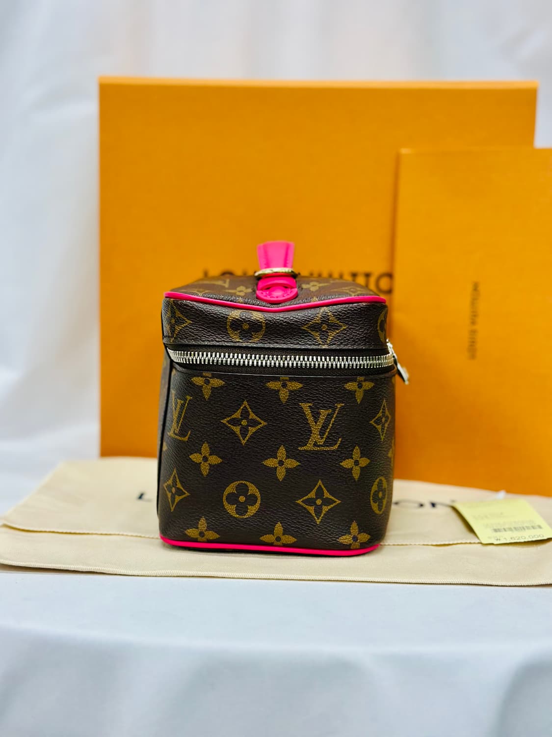 [정품] 루이비통 니스 미니 모노그램 마카사르 푸시아 상품이미지5