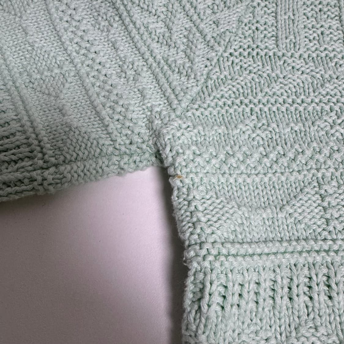 (W)폴로 니트 집업 상품이미지5