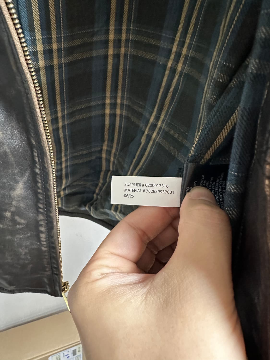 (새상품) RRL 더블알엘 뉴스보이레더자켓 M 상품이미지3