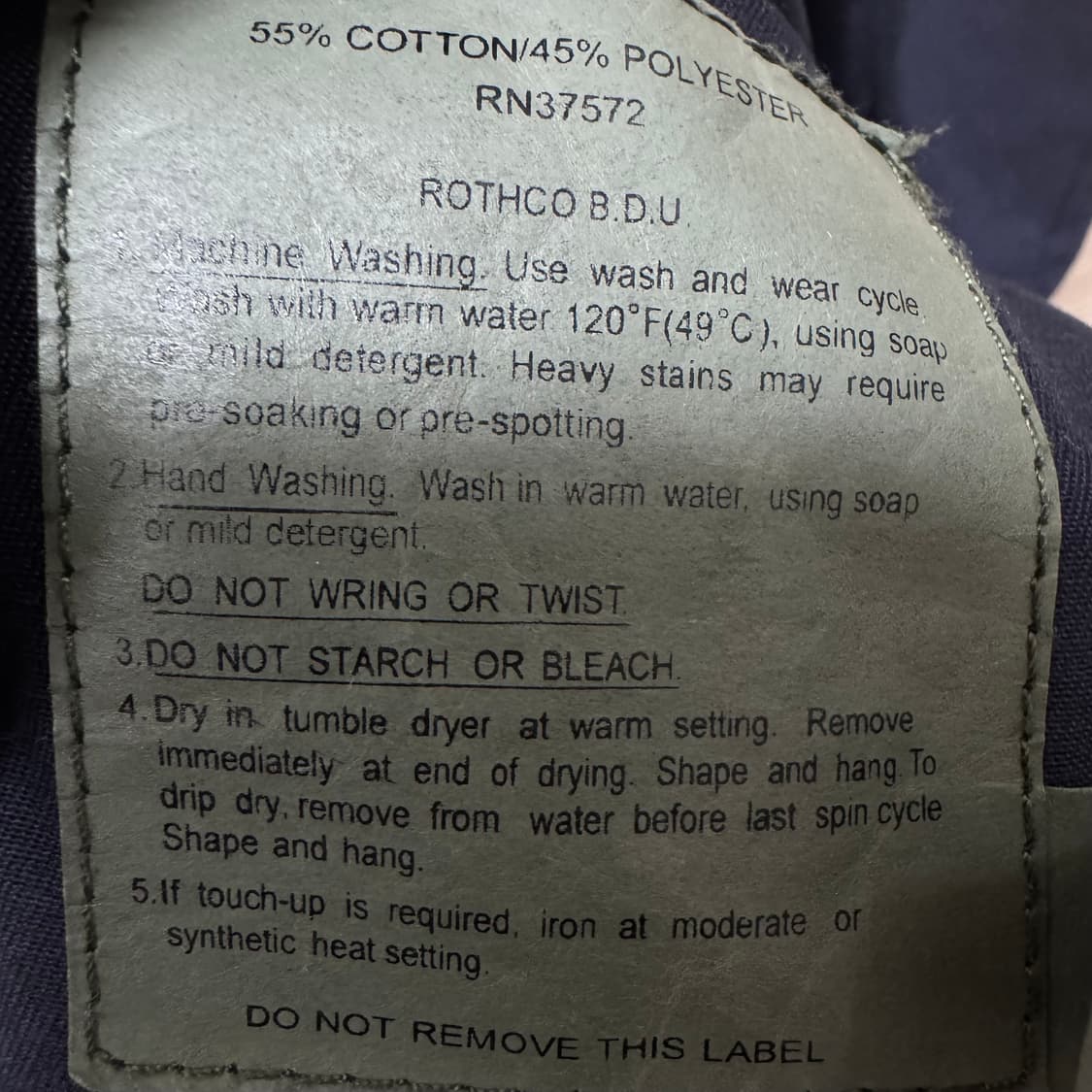 밀리터리베이스 코튼 자켓 상품이미지5