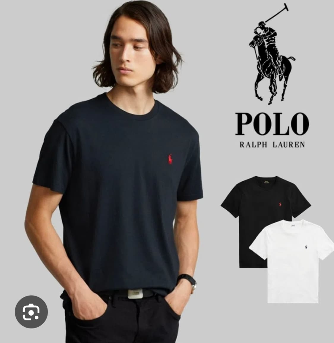 폴로 랄프로렌 블랙 반팔 티셔츠 95 100 상품이미지6