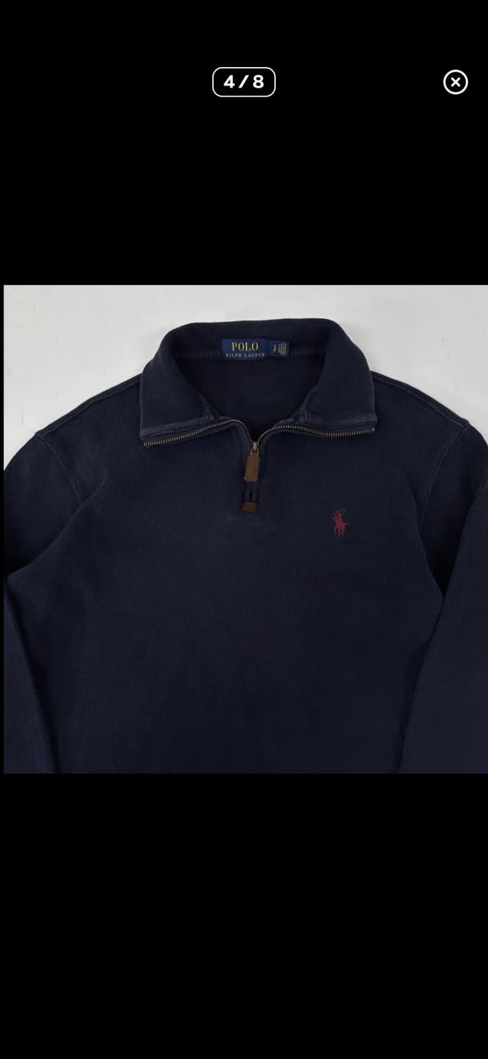폴로 반집업 니트 상품이미지2