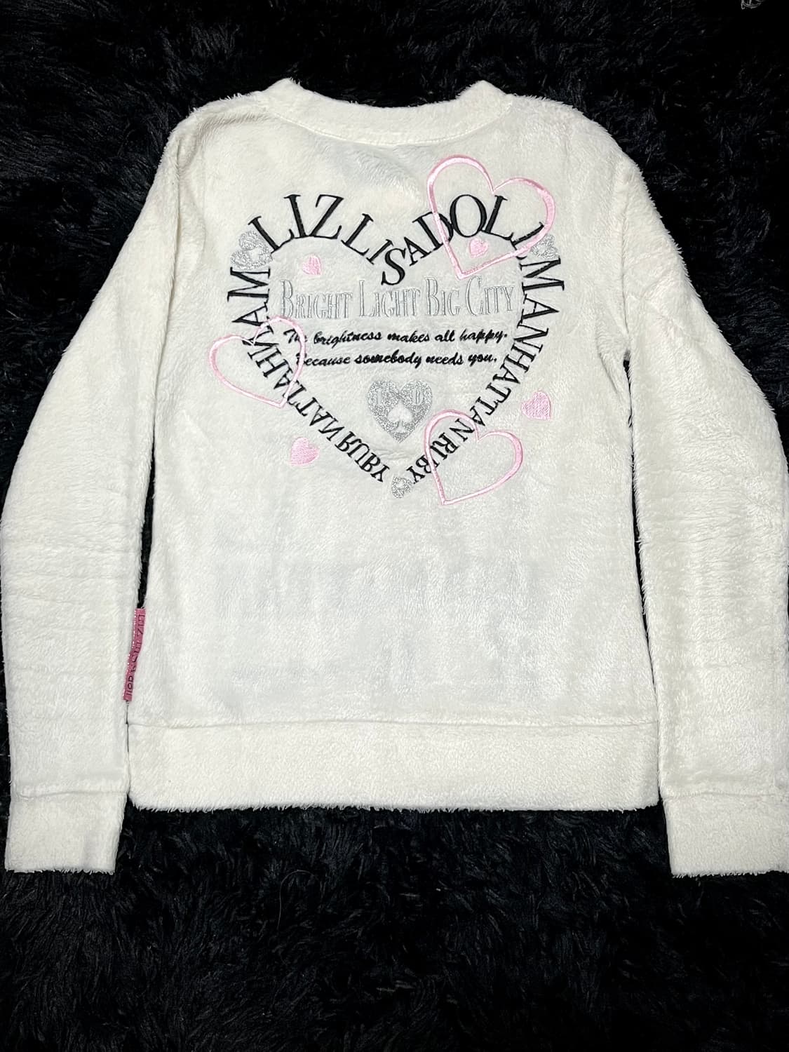 LIZ LISA doll 자수 퍼 롱슬리브 상품이미지1