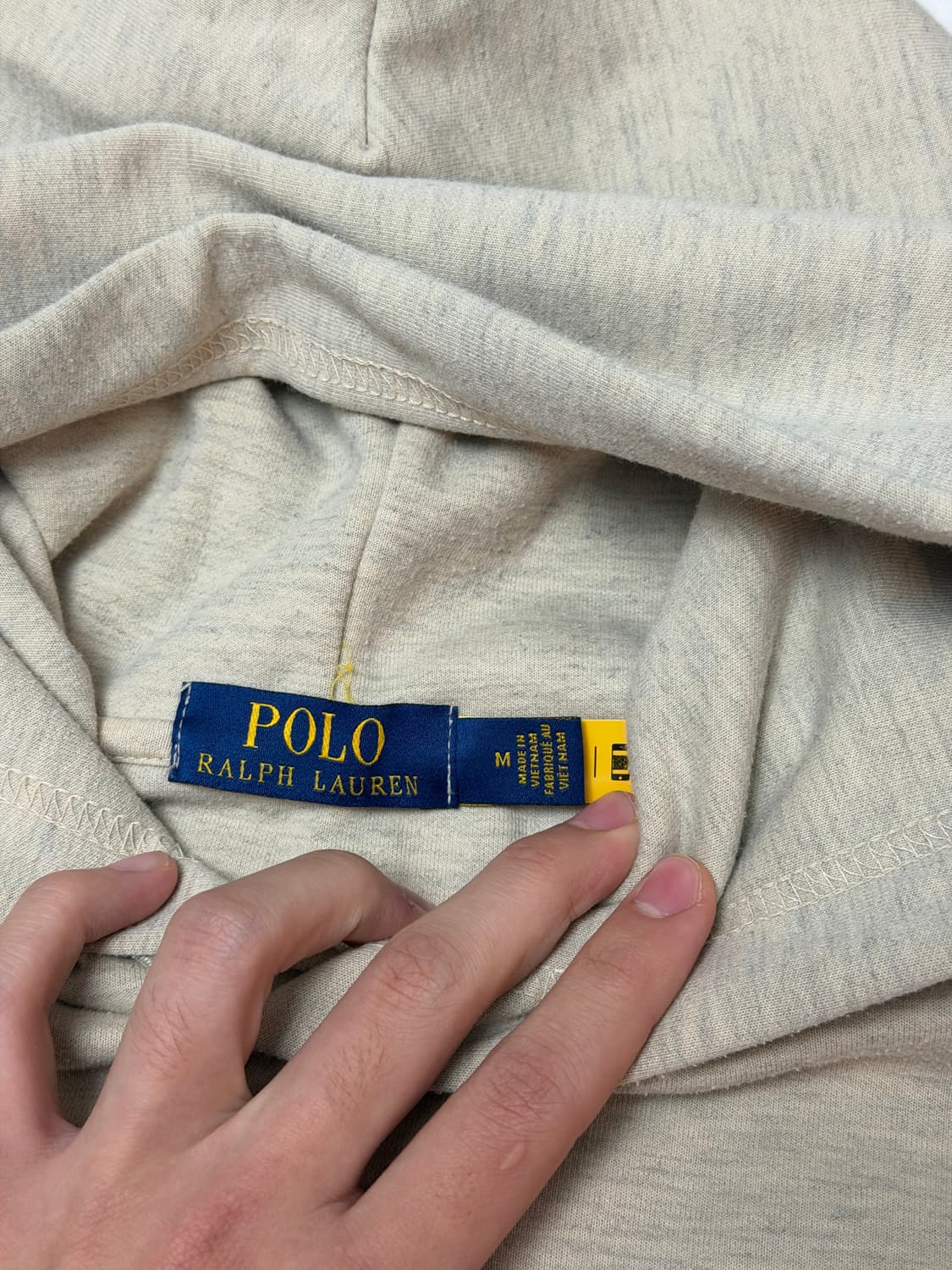 폴로 랄프로렌 포니 후드티 브라운 그레이 상품이미지3