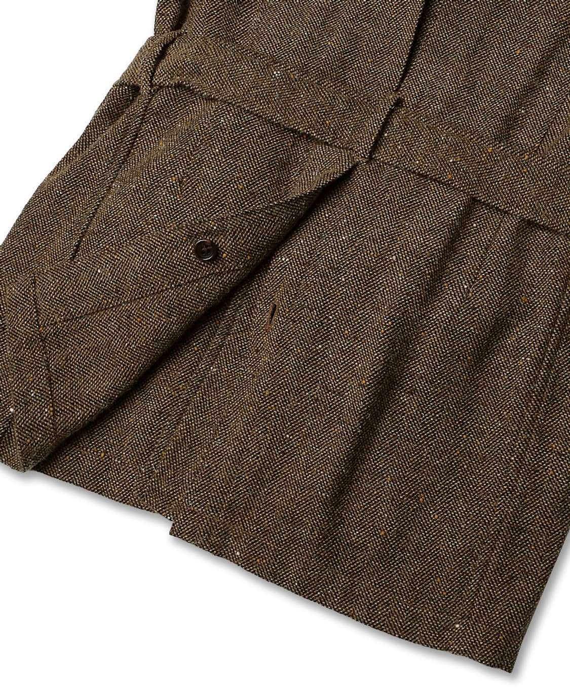 빔즈 플러스 [Beams +] 울 플랙스 헤링본 벨티드 사파리 자켓 상품이미지9