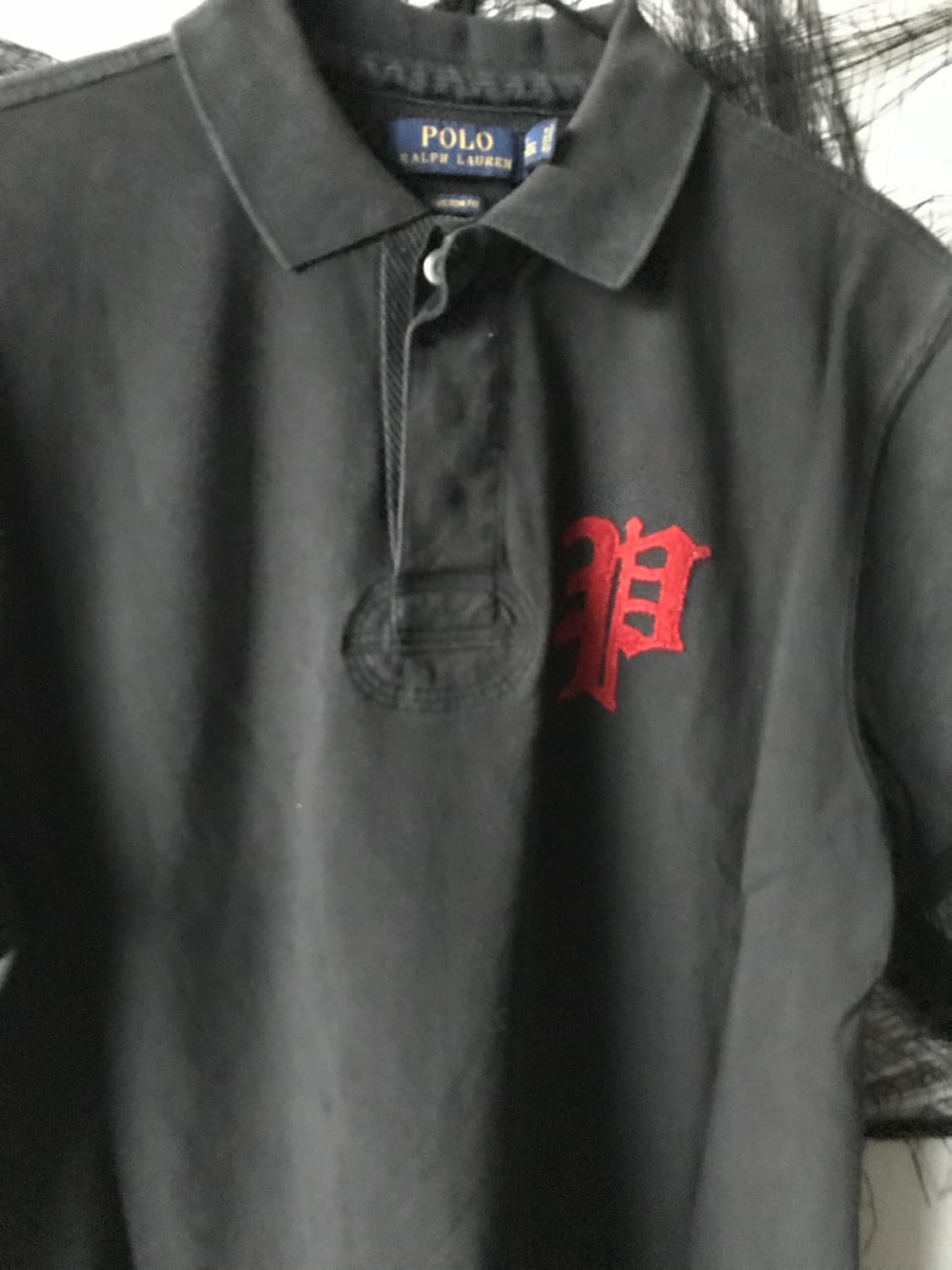 Polo basic red logo shirts 상품이미지2