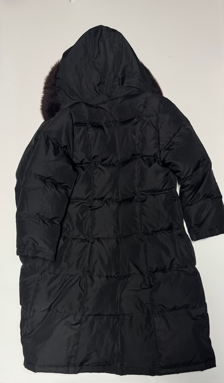 여성 닥스 daks 퍼 후드 롱 패딩 상품이미지2