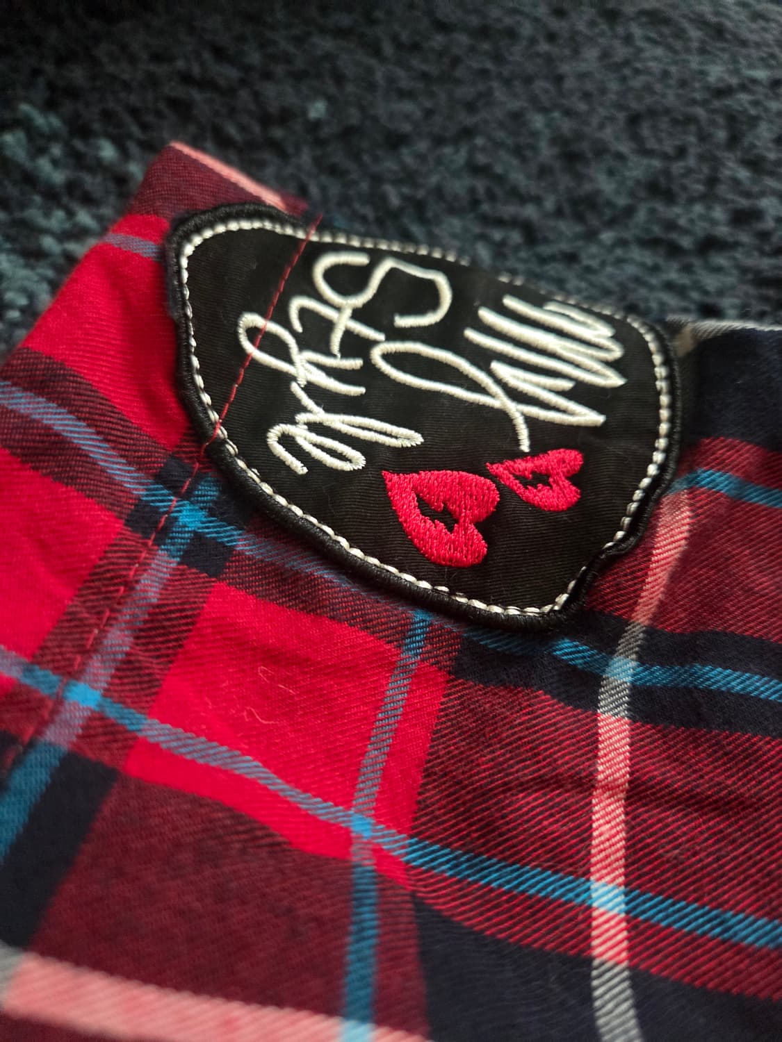 택포)HONGTENGF 레드 체크셔츠 상품이미지4