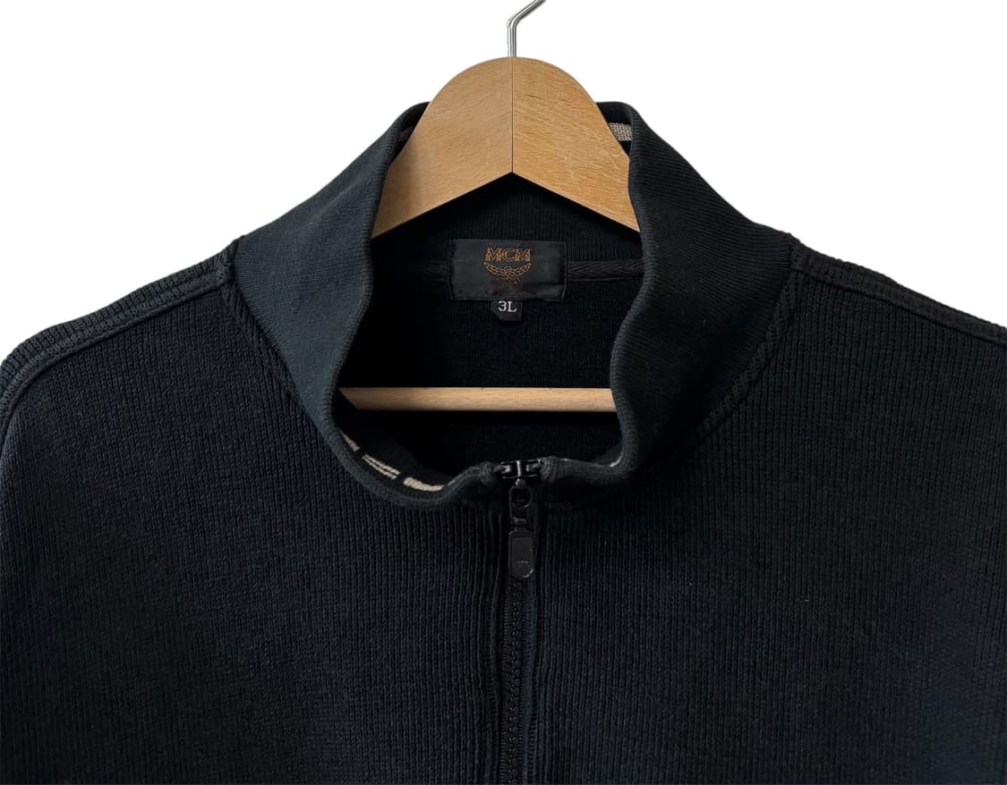 MCM 크루넥 반집업 스웨터 상품이미지2