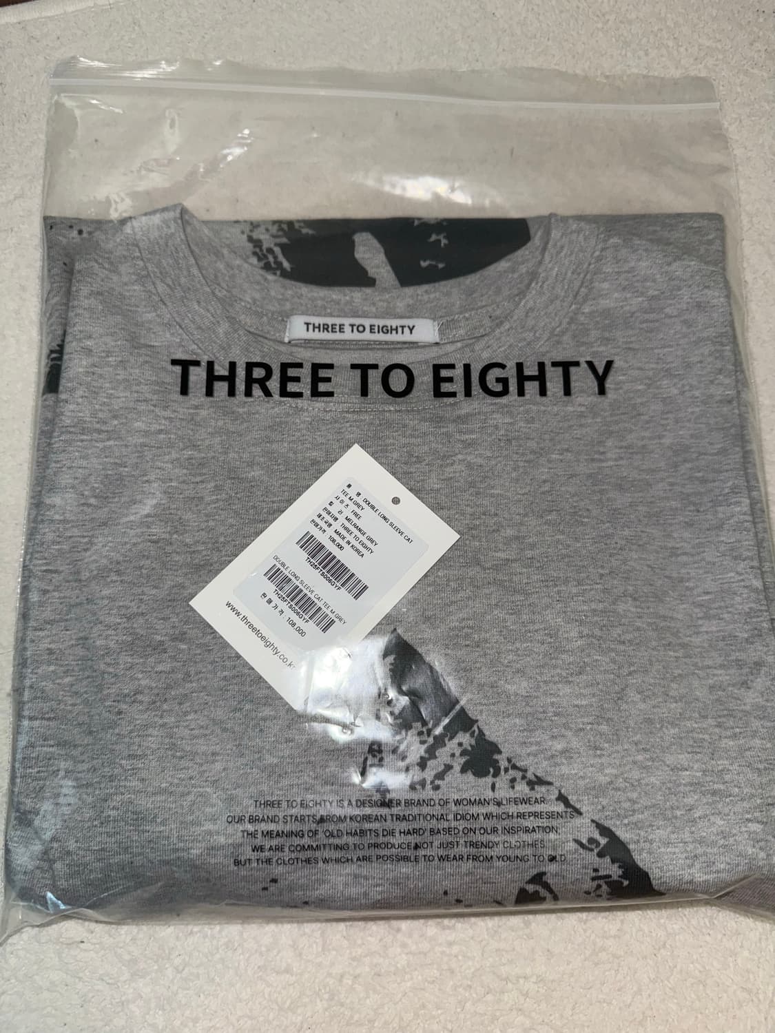 쓰리투에이티 롱슬리브 새상품 상품이미지4