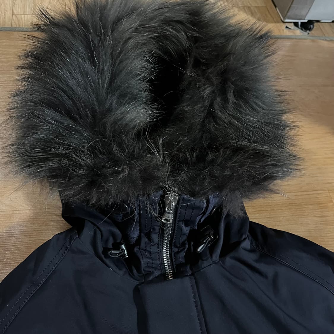 [95] 솔리드옴므 라쿤퍼 구스파카 상품이미지4