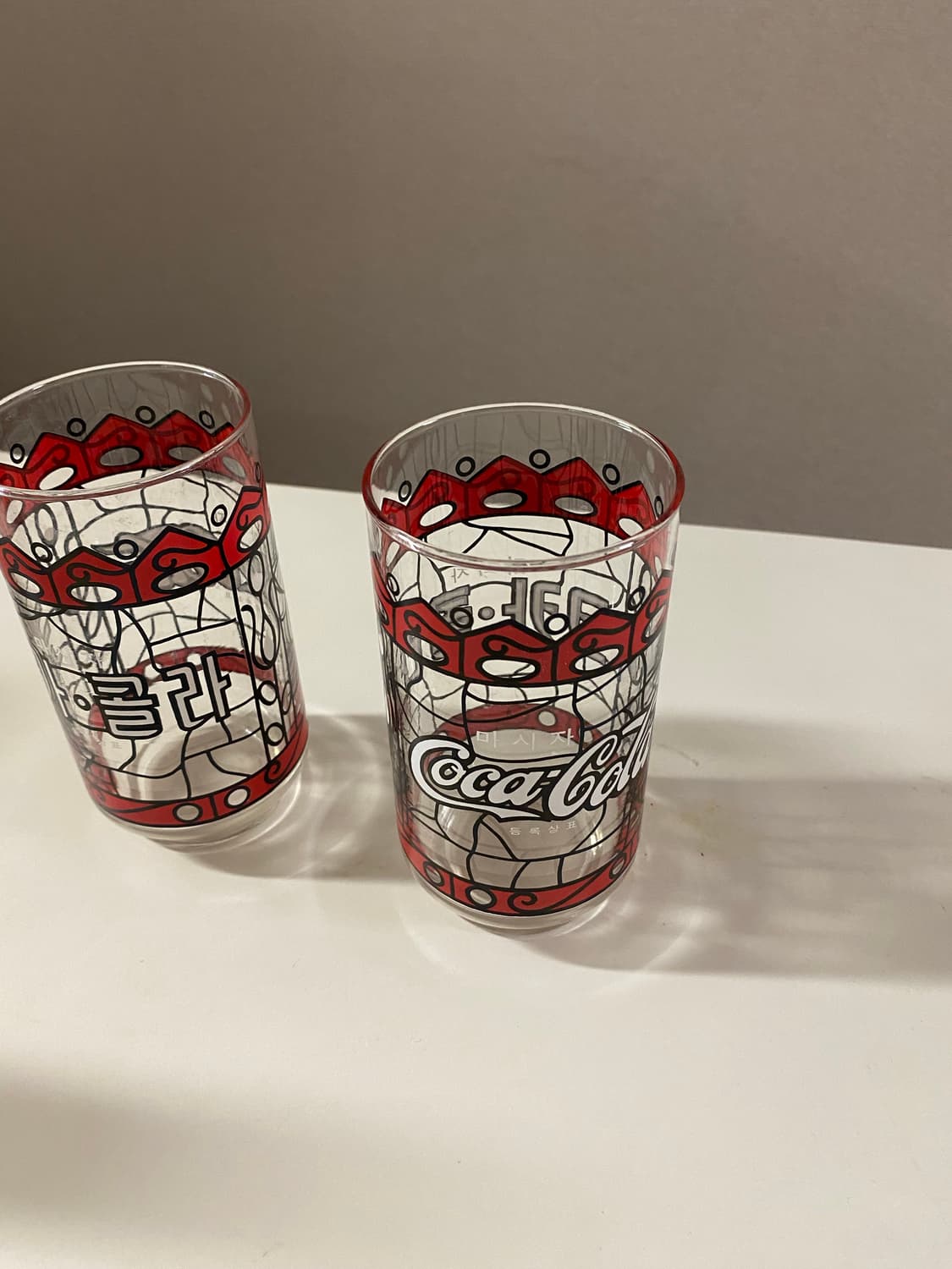 코카콜라 빈티지 유리컵 2개 세트 상품이미지4