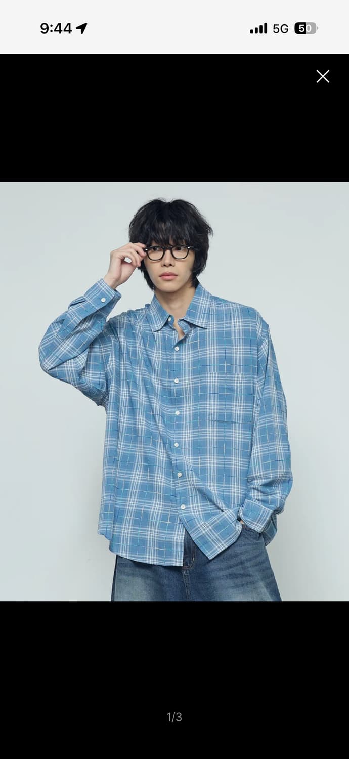 발루트 체크 셔츠 2사이즈 상품이미지1