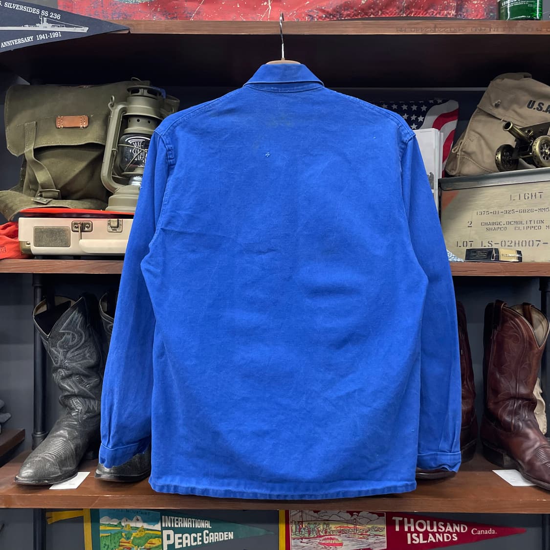 60s-70s 프렌치 워크 자켓 / 빈티지 초어 자켓 워크 웨어 상품이미지2