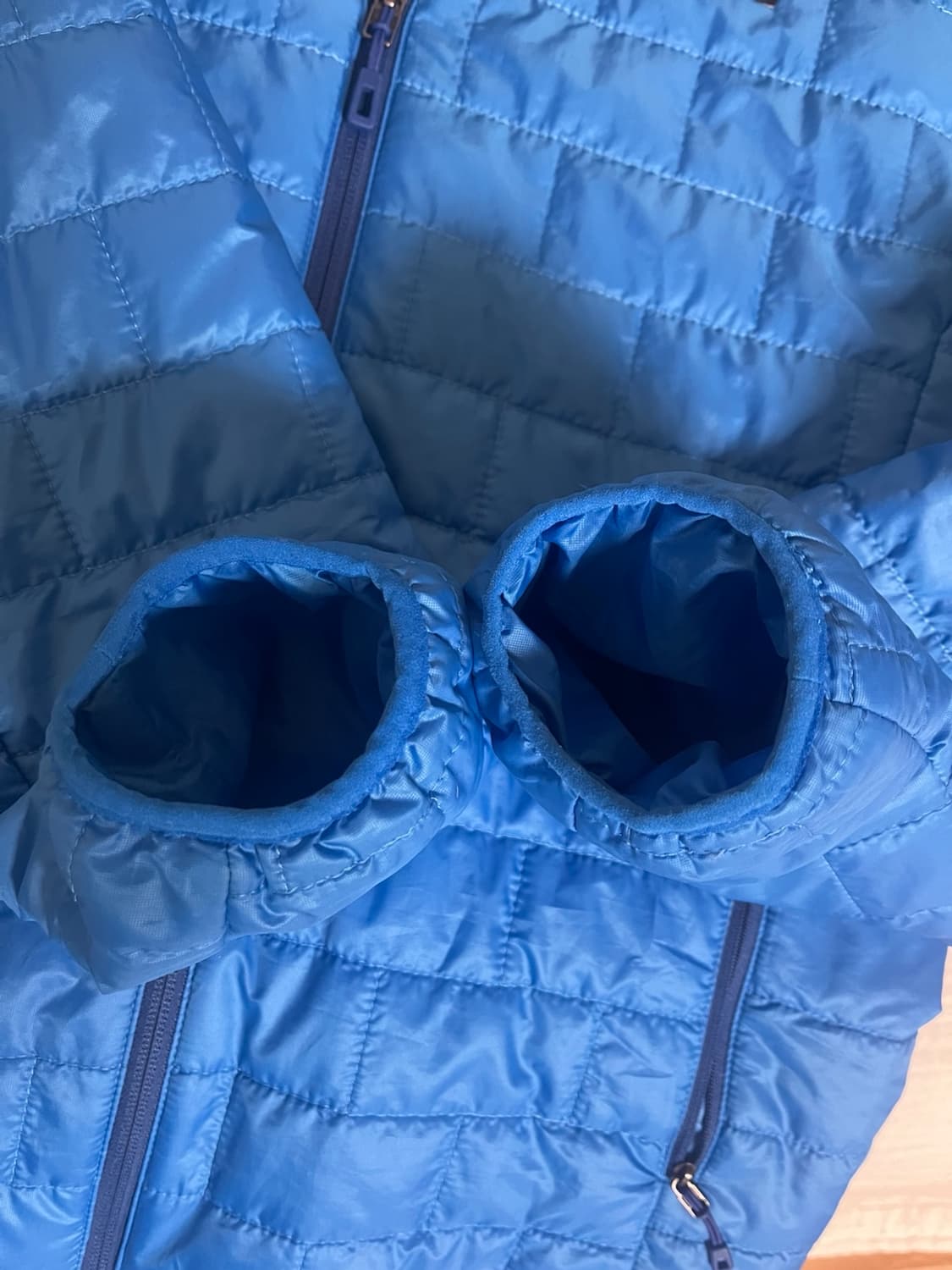 파타고니아 나노퍼프 후디 점퍼 경량 패딩 후드 블루 엠 상품이미지4