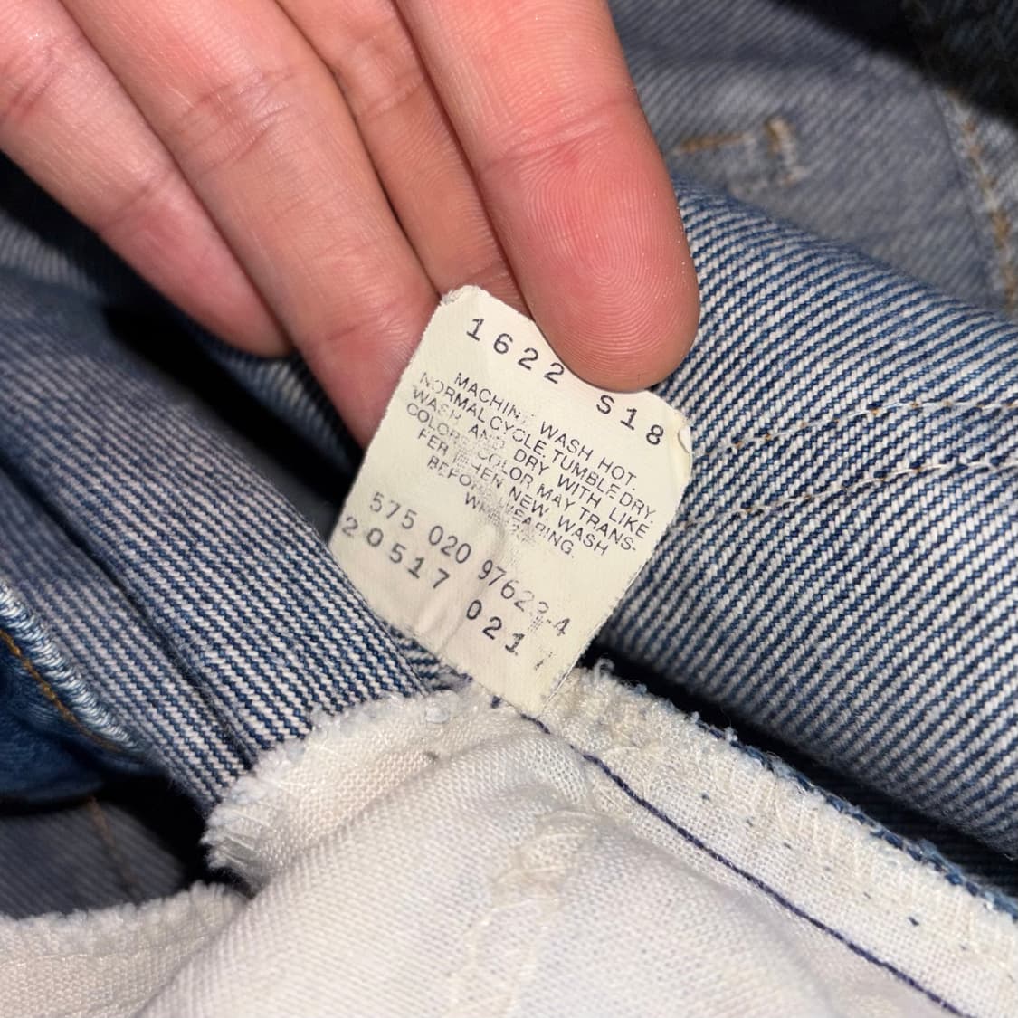 (32) 90s 리바이스 517 오렌지텝 데님 팬츠 made in USA 상품이미지7