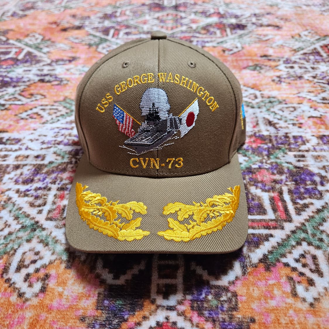 조지 워싱턴호 함정 모자 / 장성급 모자!! 상품이미지2