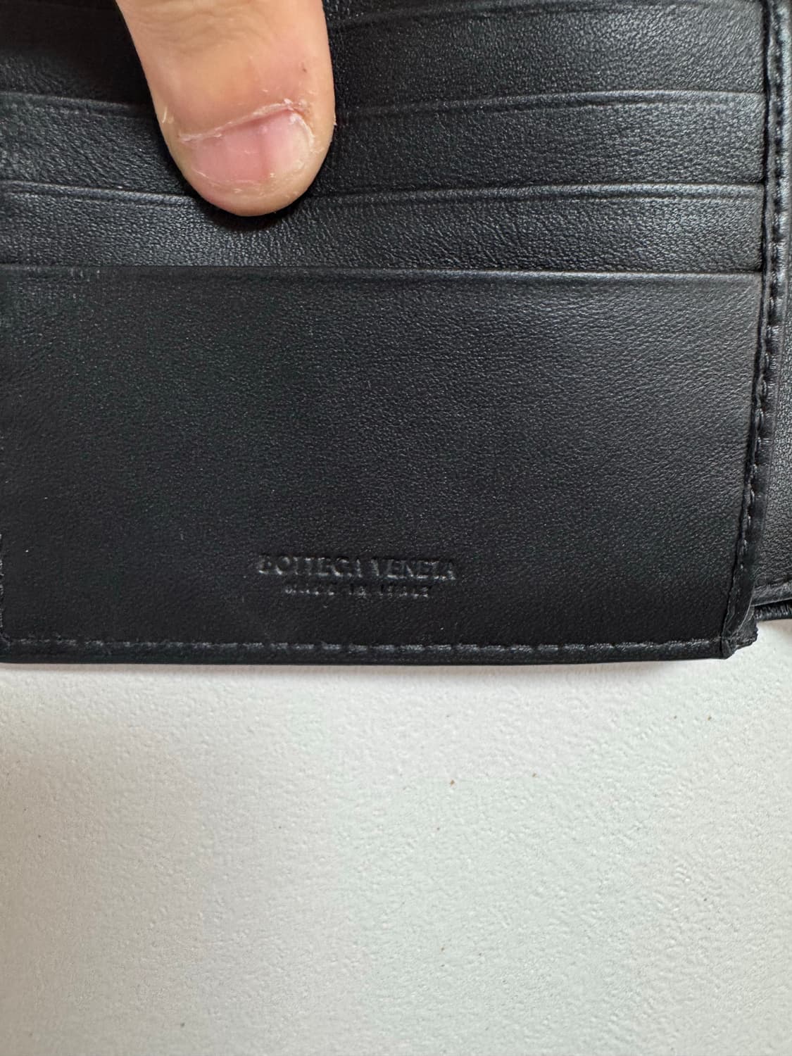 보테가 베네타 인트레치아토 반지갑 블랙 상품이미지3