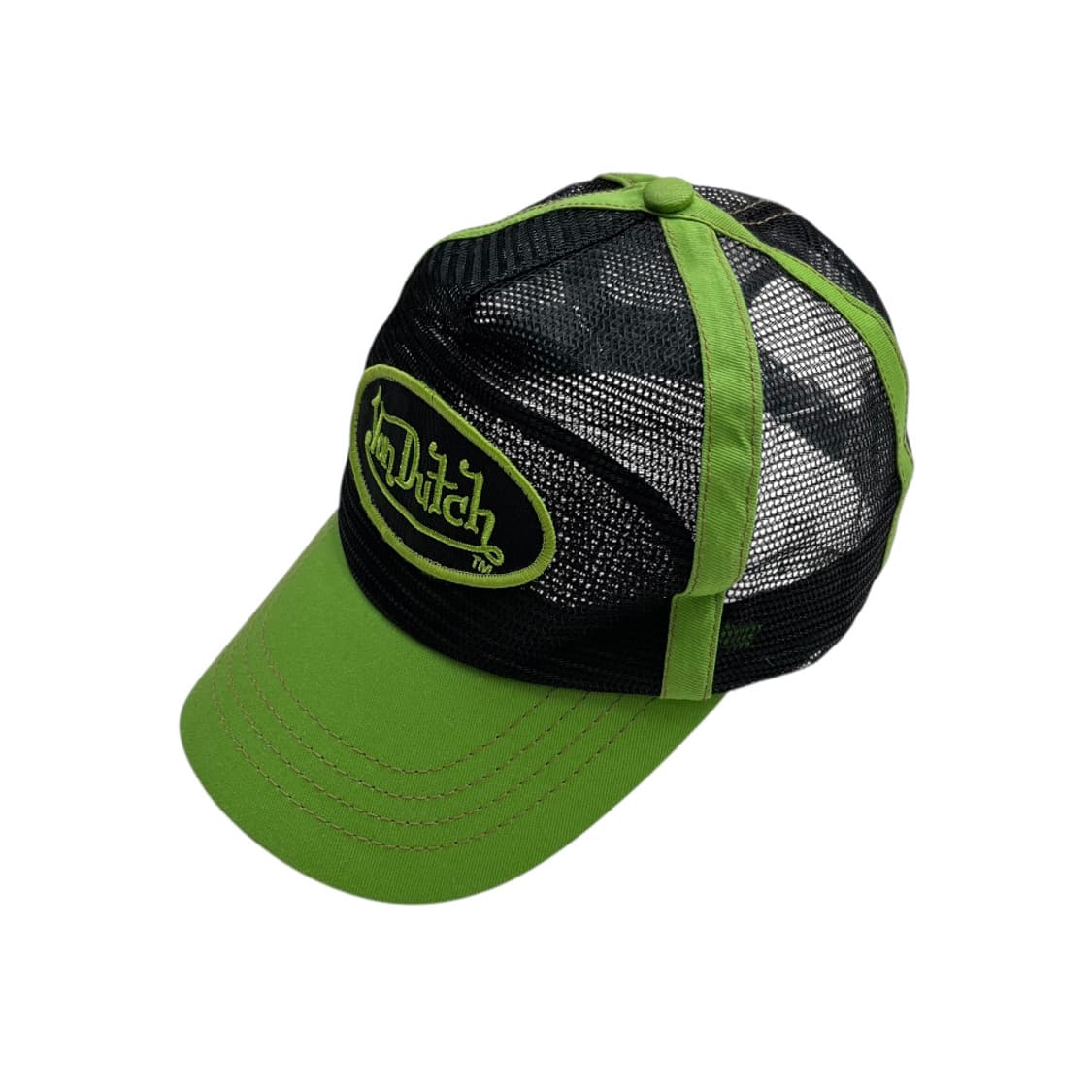 본더치 y2k 네온 블랙 메쉬캡 상품이미지5